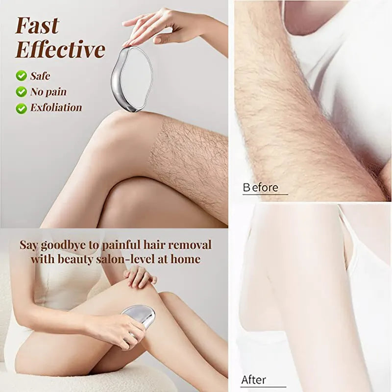 Women Painless Physical Hair Remover Nano Epilator Erase Body Beauty Depilation Multicolour Physical Hair Epilators Body Beauty