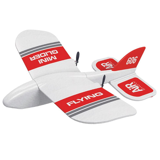 Frenchsh Kids Toy Aircraft, KF606 Hand-Thrown Airplane Mini Indoor Foam Glider EPP Ultra-Fall-Resistant Remote Control Drone Toys 2.4Ghz Remote Control Airplane for Beginner