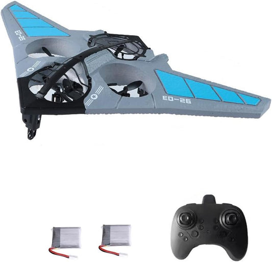 Gool RC Plane Remote Control Airplane, B-2 Stealth Bomber RC Fighter, 2.4GHz 2CH RC Airplane, Foam RC Aircraft, Easy to Fly RC Glider