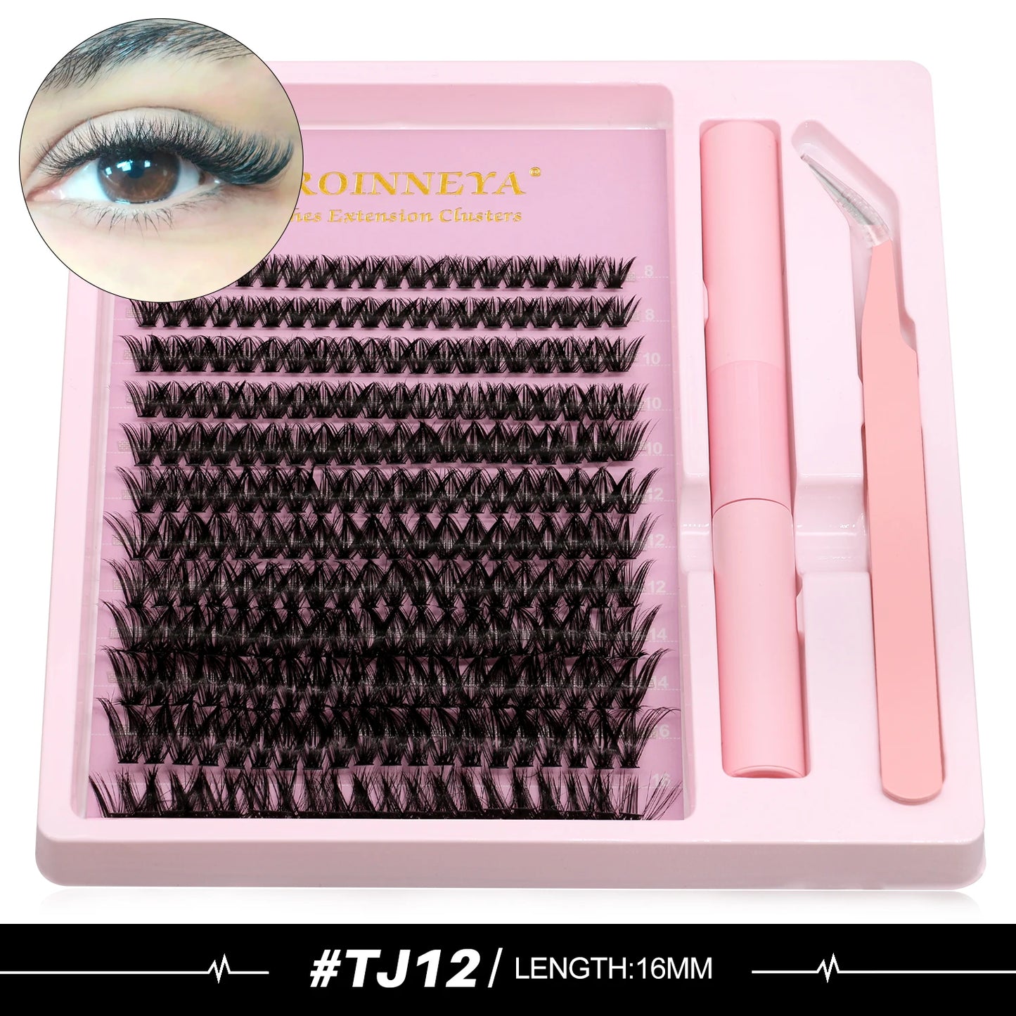 DIY Lash Extension Kit Volume Lash Clusters 