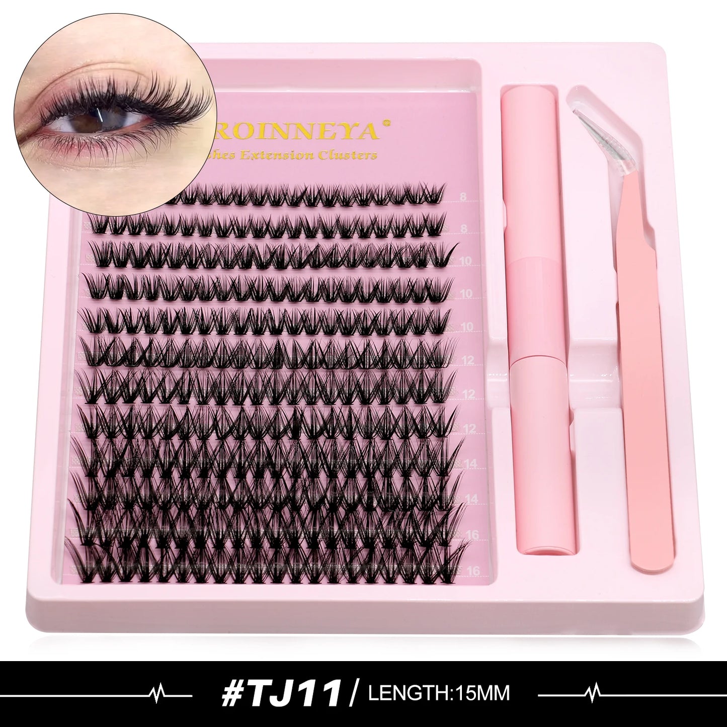 DIY Lash Extension Kit Volume Lash Clusters 