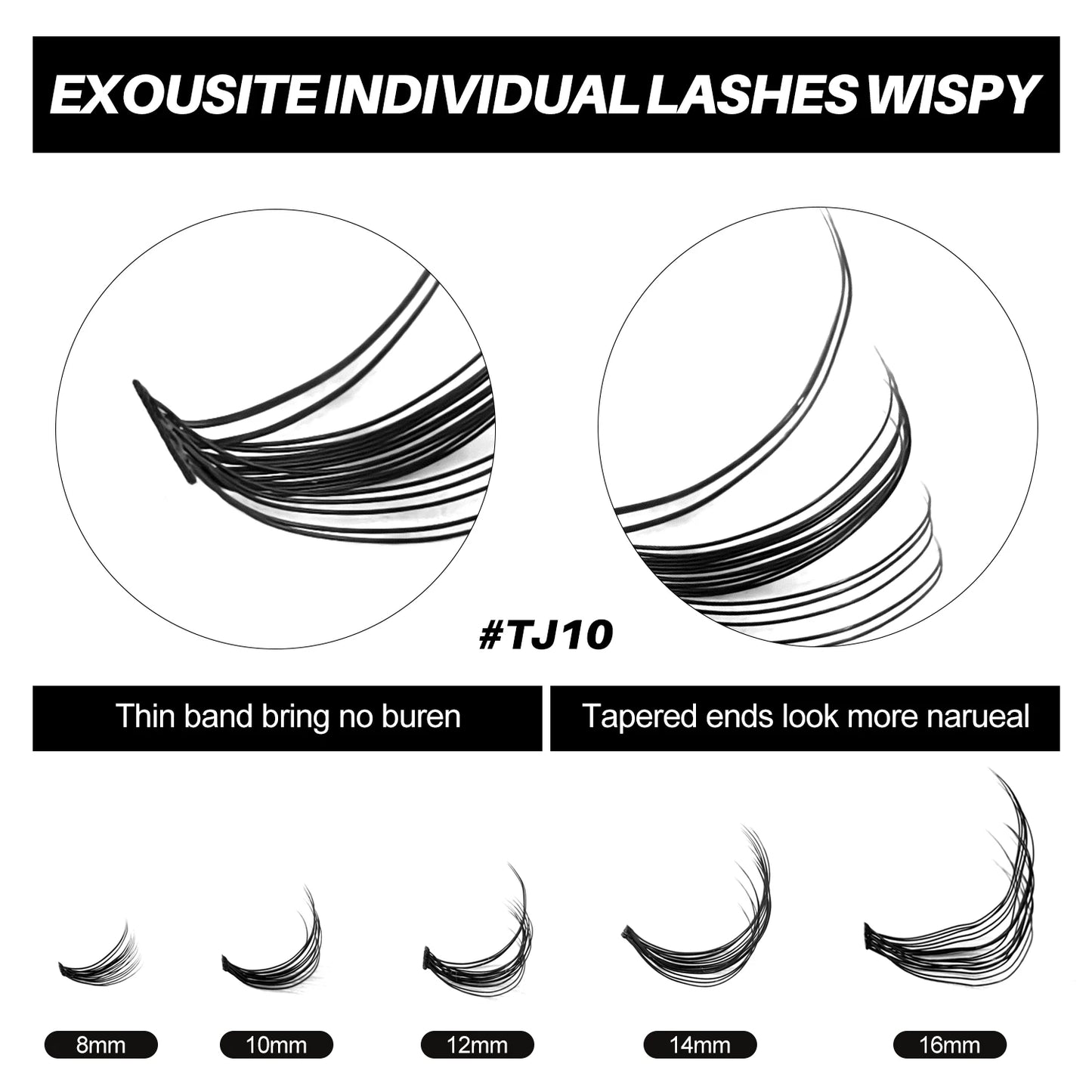 DIY Lash Extension Kit Volume Lash Clusters 