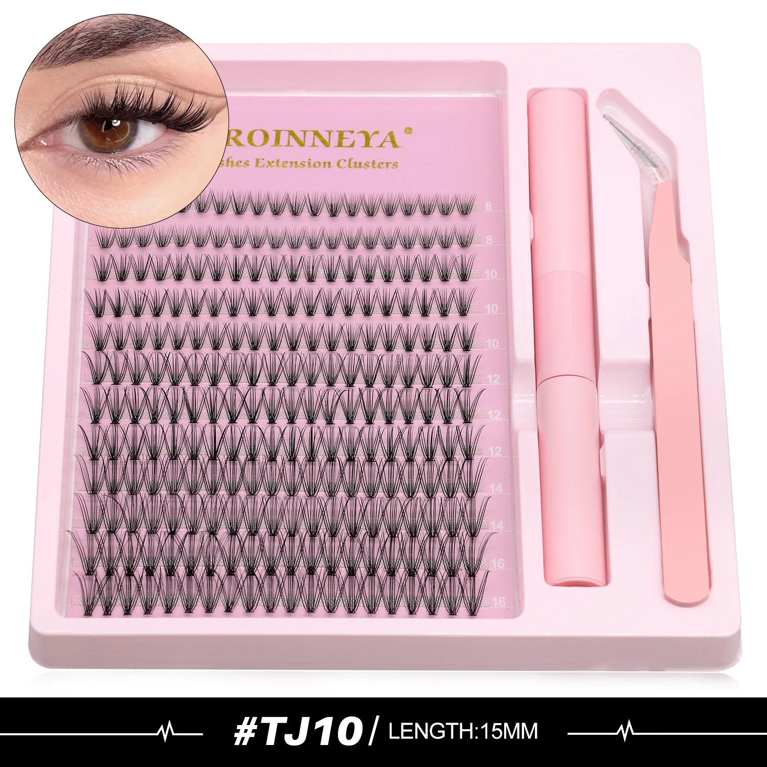 DIY Lash Extension Kit Volume Lash Clusters 