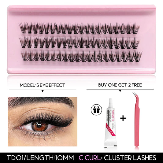 DIY Lash Extension Kit Volume Lash Clusters 