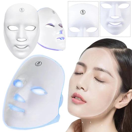  Photon Therapy Beauty Mask Remove Fine Lines Shrinking Pores Tighten Skin Face Lifting Beauty Device